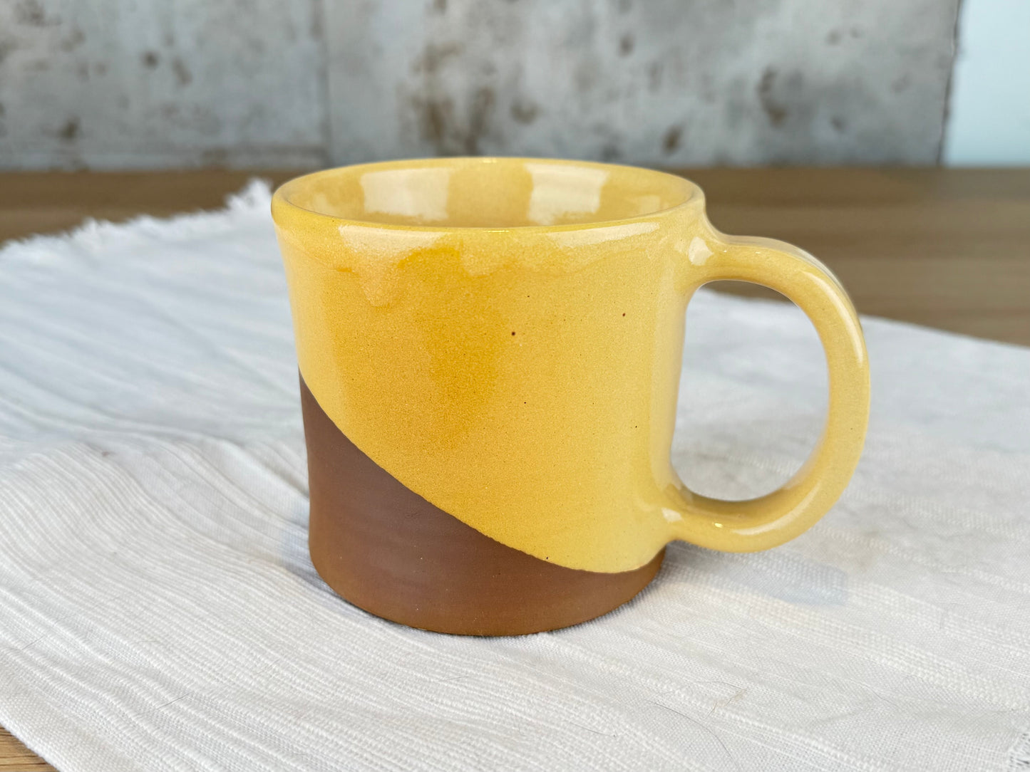 12 oz Coffee Mug, Yellow