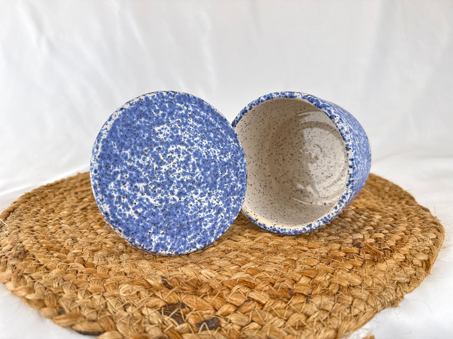 Butter Keeper, Splatter Blue