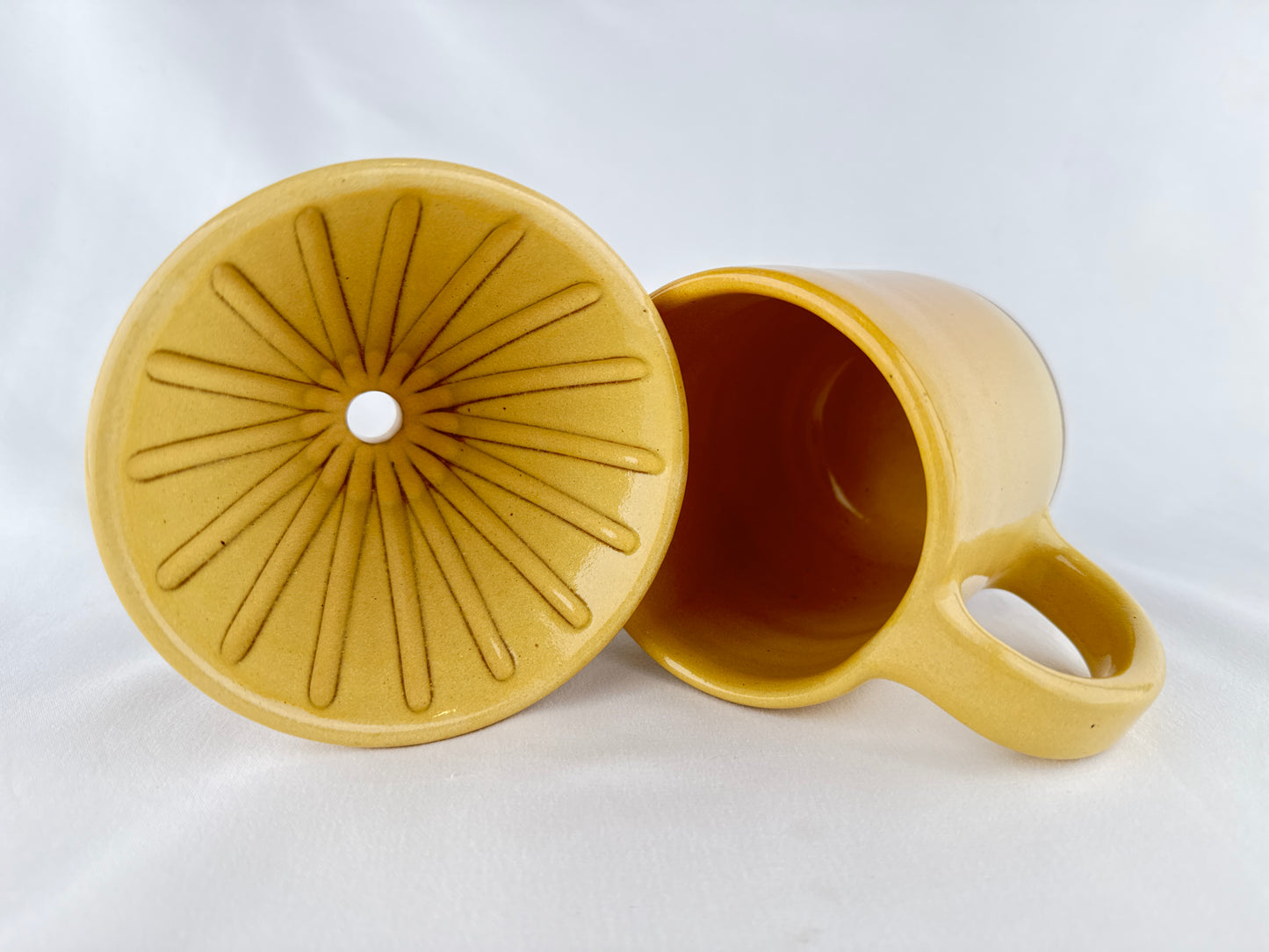 Yellow 12oz Pour Over Set