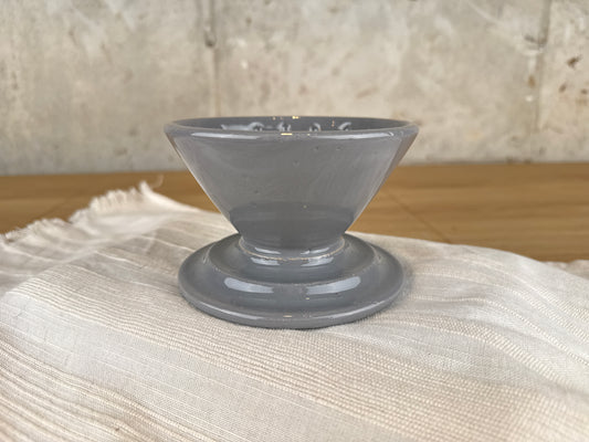 Grey Pour Over Coffee Brewer Basket