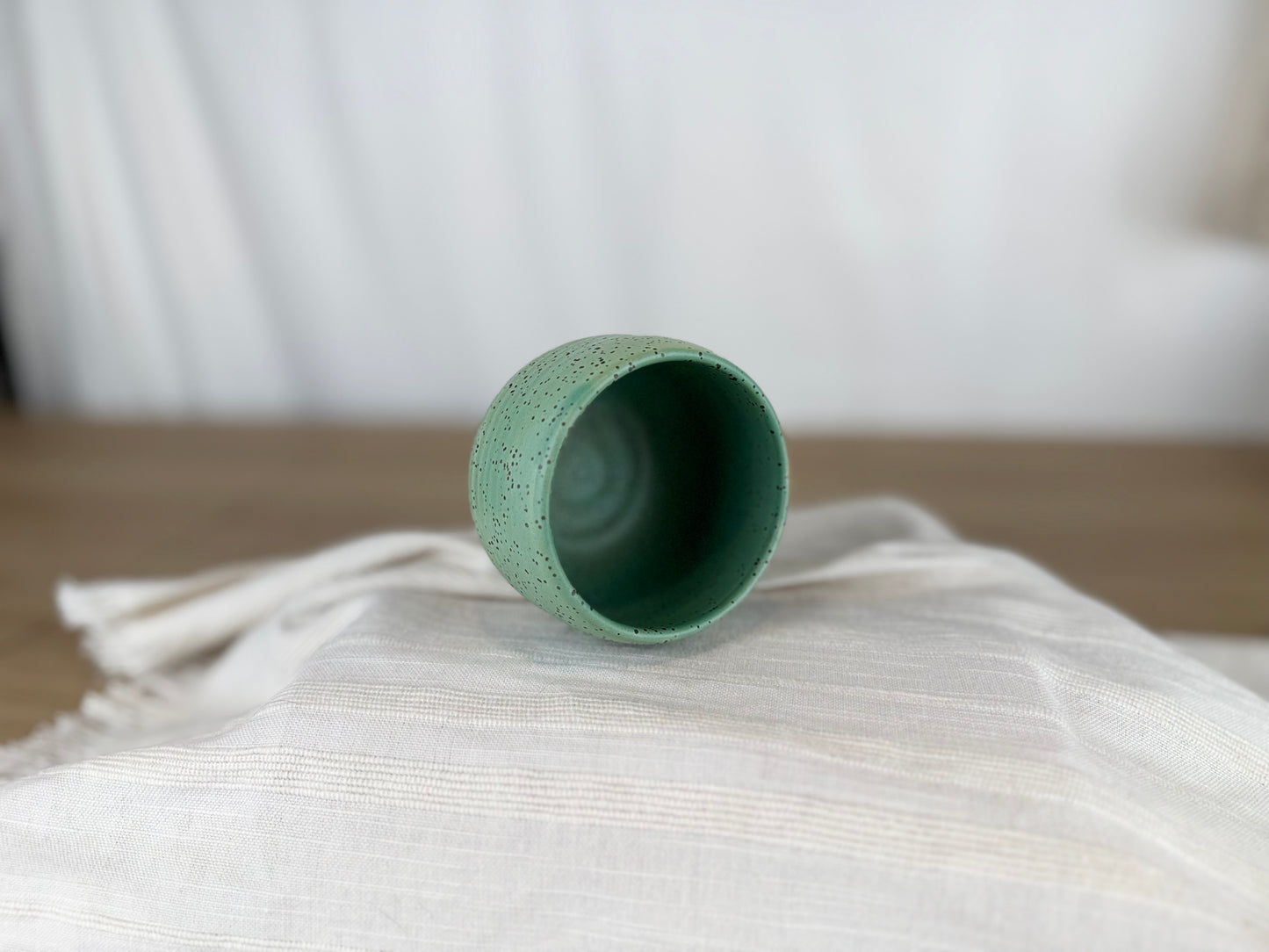 Matte Spruce Green 4oz Espresso & Tea Cup