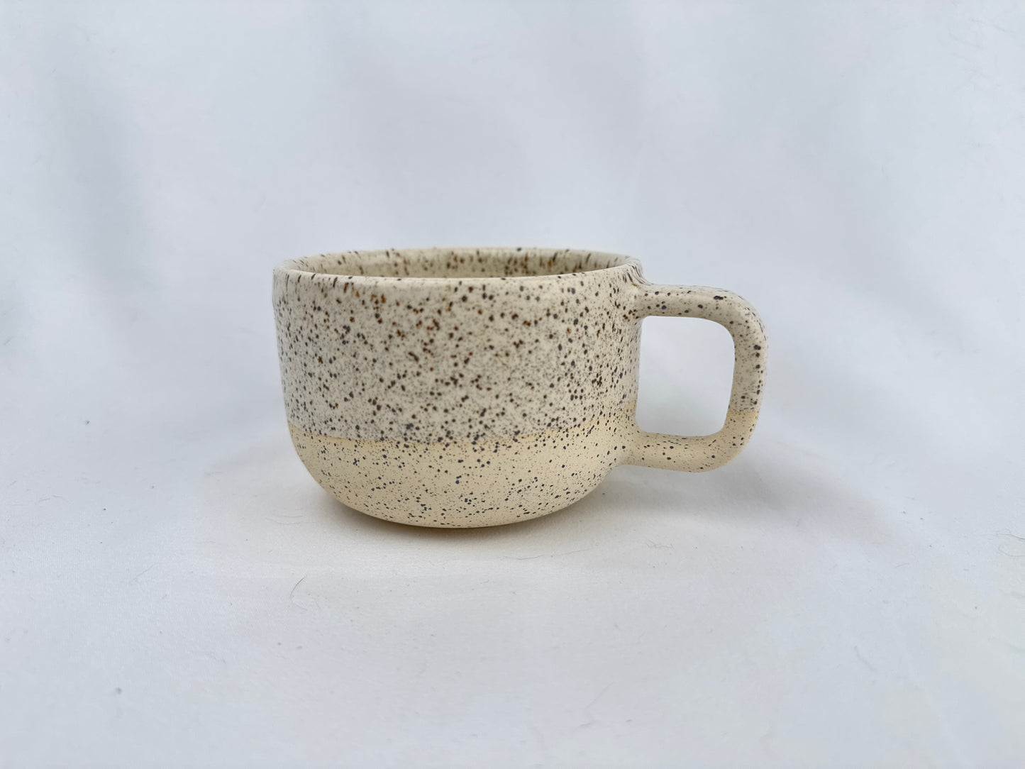 White Speckled 10oz Coffee Mug