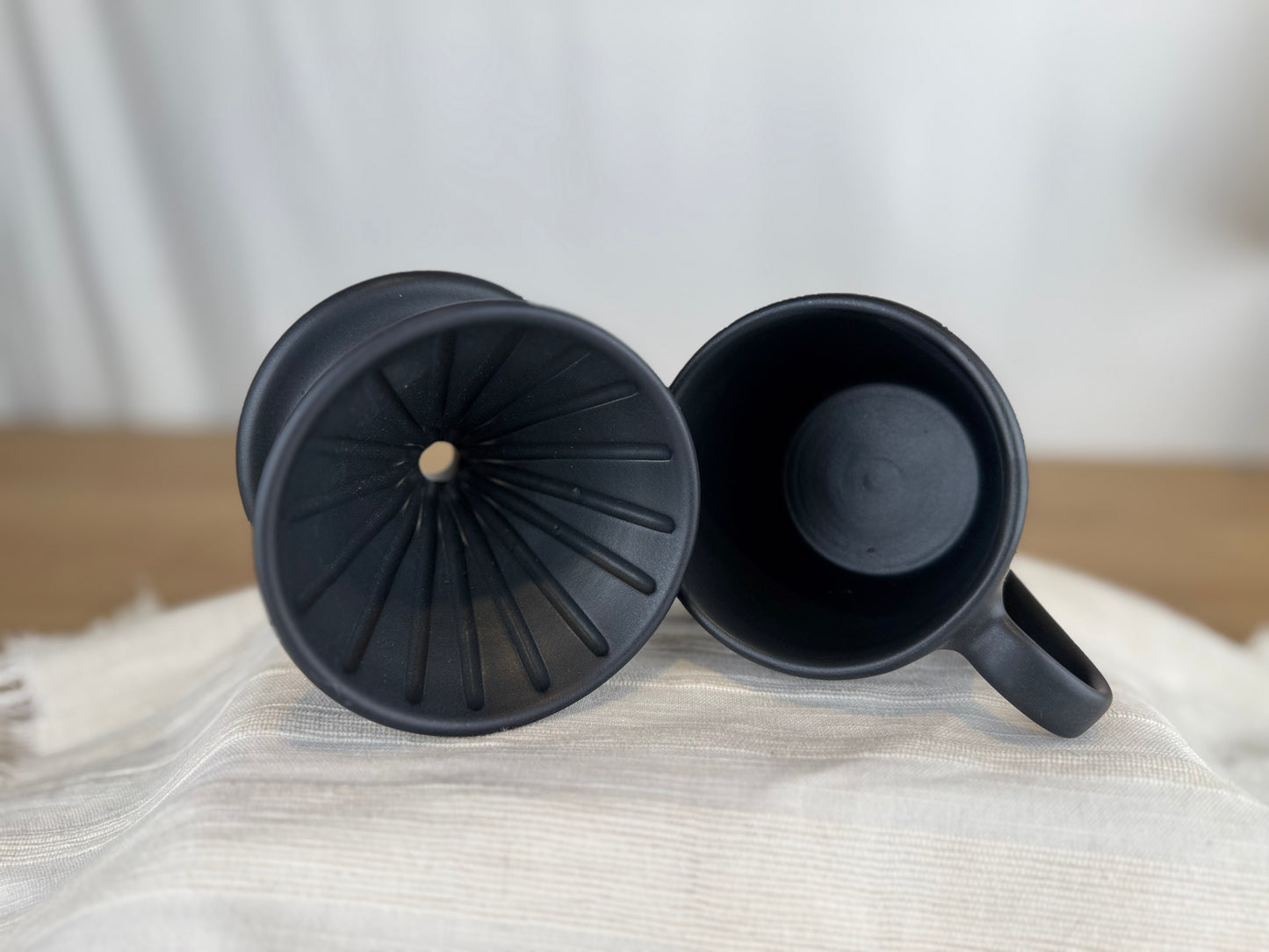 Matte Black 14oz Pour Over Set